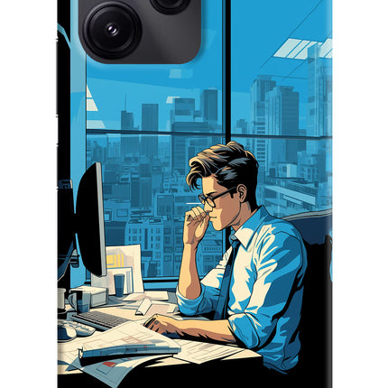 Focused Hustler (AI Generated) Redmi 12 5G Hard Case Back Cover by Casekaro
