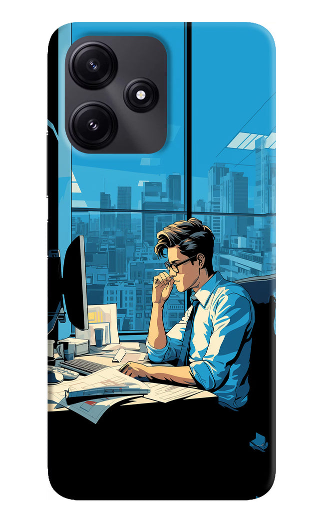 Focused Hustler (AI Generated) Redmi 12 5G Hard Case Back Cover by Casekaro