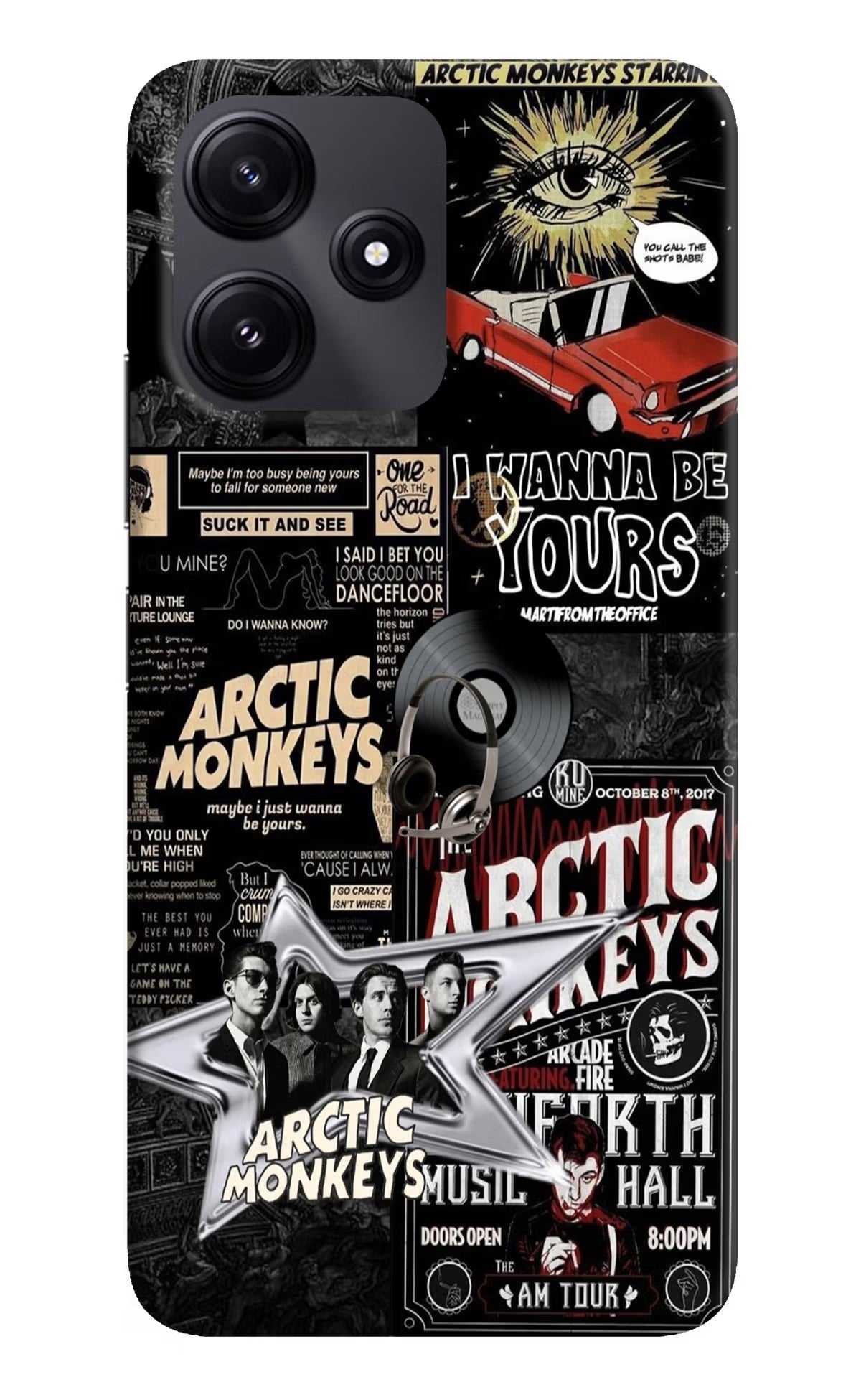 Arctic Monkeys Redmi 12 5G Hard Case Back Cover by Casekaro