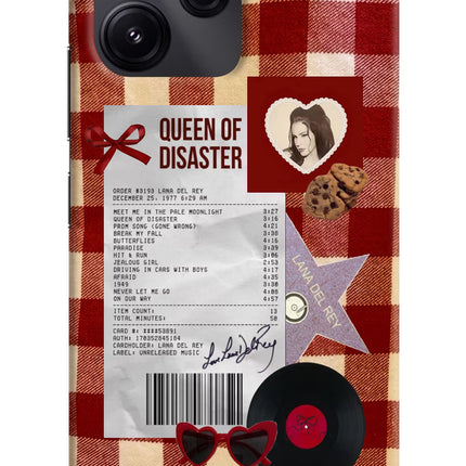 Queen of Disaster Redmi 12 5G Hard Case Back Cover by Casekaro