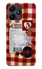 Queen of Disaster Redmi 12 5G Hard Case Back Cover by Casekaro