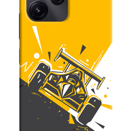Track King Redmi 12 5G Hard Case Back Cover by Casekaro