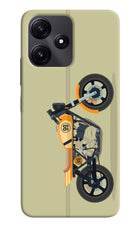 Vertical Speedster Redmi 12 5G Hard Case Back Cover by Casekaro