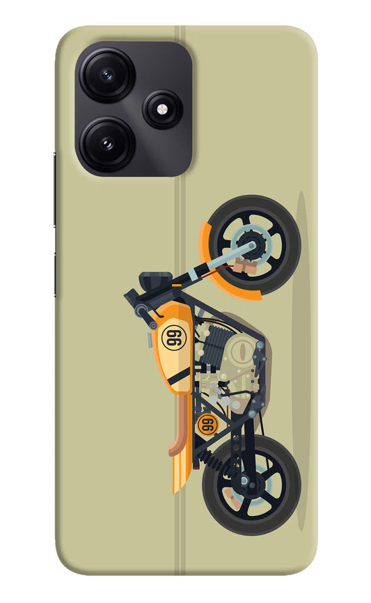 Vertical Speedster Redmi 12 5G Hard Case Back Cover by Casekaro