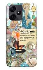 Aquarius Zodiac Redmi 12 5G Hard Case Back Cover by Casekaro