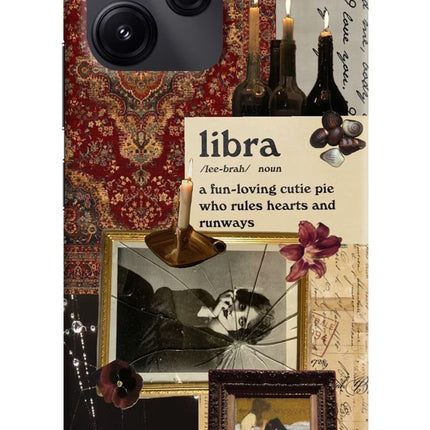 Libra Zodiac Redmi 12 5G Hard Case Back Cover by Casekaro