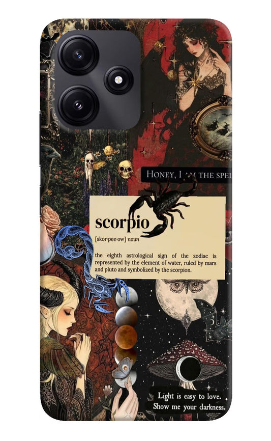 Scorpio Zodiac Redmi 12 5G Hard Case Back Cover by Casekaro