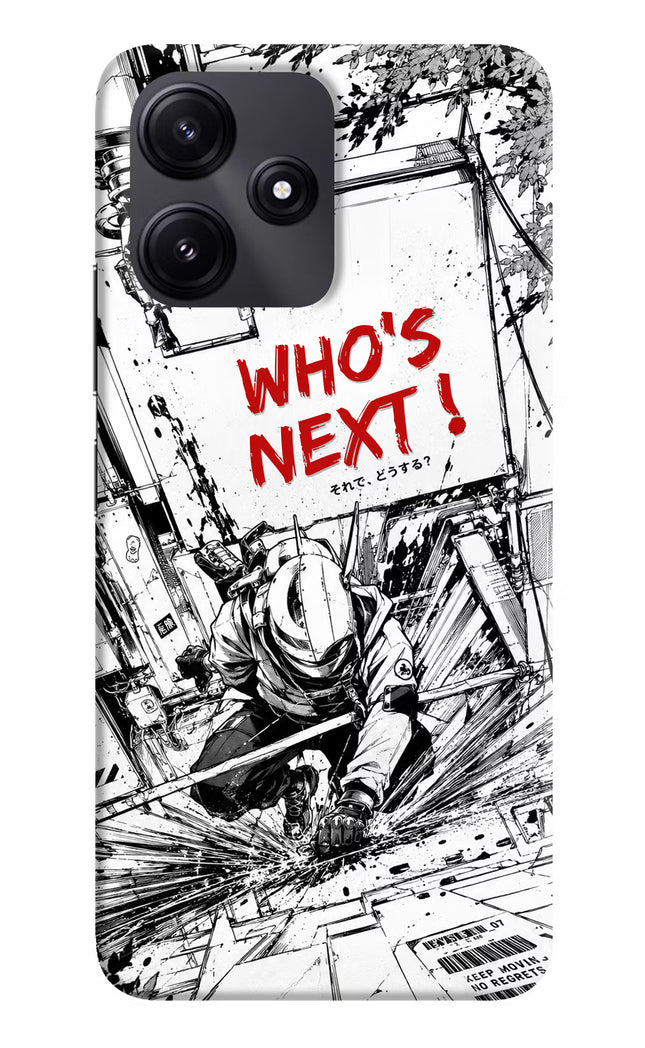 Who's Next Redmi 12 5G Hard Case Back Cover by Casekaro