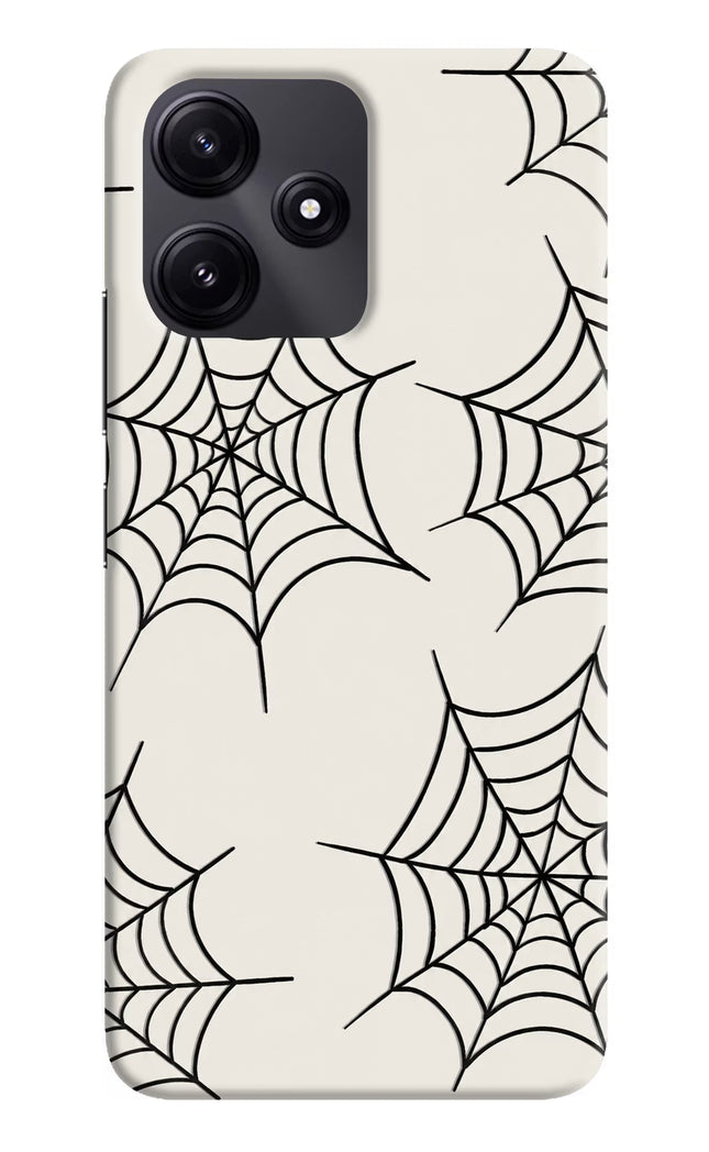 Spider Web Redmi 12 5G Hard Case Back Cover by Casekaro