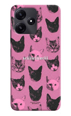 Pink Cats Redmi 12 5G Hard Case Back Cover by Casekaro