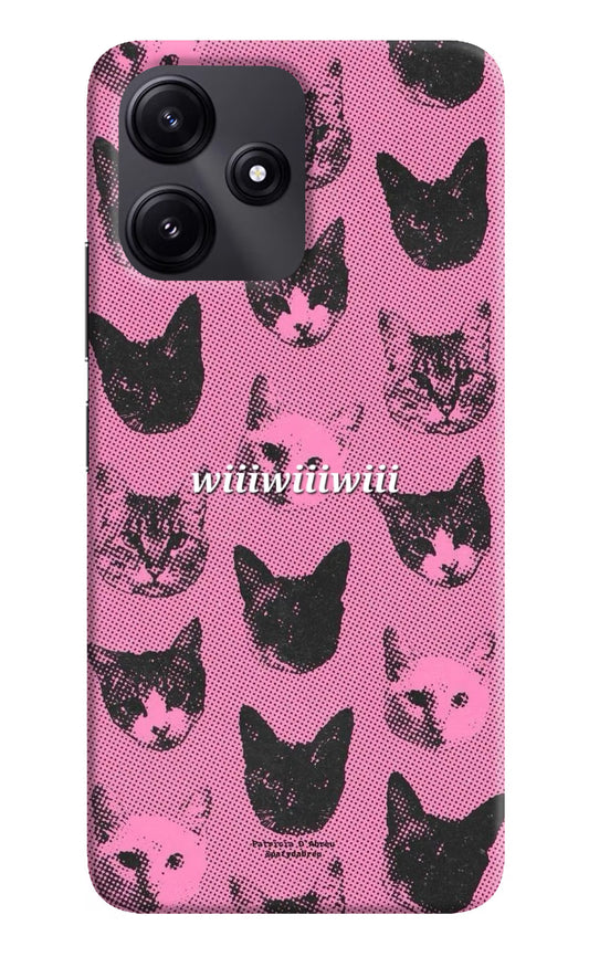 Pink Cats Redmi 12 5G Back Cover