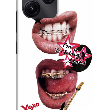 Rockstar Redmi 12 5G Hard Case Back Cover by Casekaro