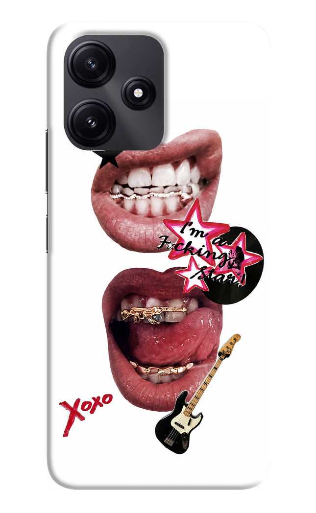 Rockstar Redmi 12 5G Hard Case Back Cover by Casekaro