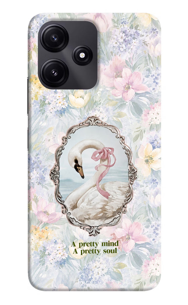 Pretty Mind Pretty Soul Redmi 12 5G Hard Case Back Cover by Casekaro