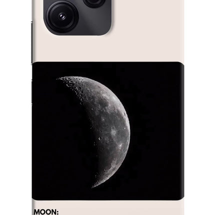 Moon Phase Redmi 12 5G Hard Case Back Cover by Casekaro