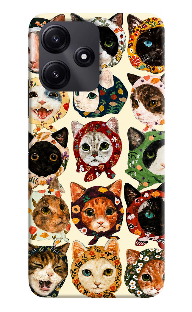 Cool Cat Redmi 12 5G Hard Case Back Cover by Casekaro