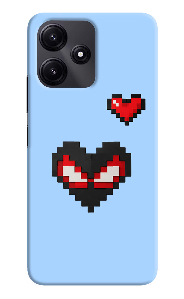 Peter Heart Redmi 12 5G Hard Case Back Cover by Casekaro