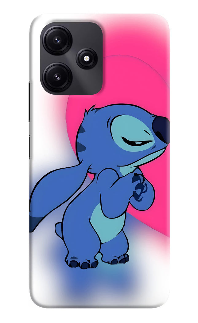 Stitch Hug Redmi 12 5G Hard Case Back Cover by Casekaro