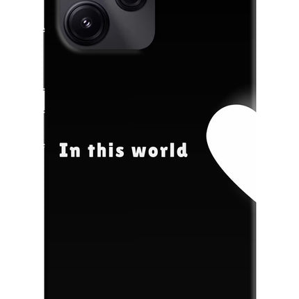 This World Redmi 12 5G Hard Case Back Cover by Casekaro