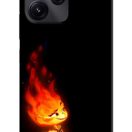 Ember Flame Redmi 12 5G Hard Case Back Cover by Casekaro