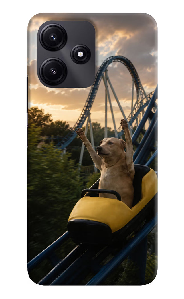 Rollercoaster Dog Redmi 12 5G Hard Case Back Cover by Casekaro