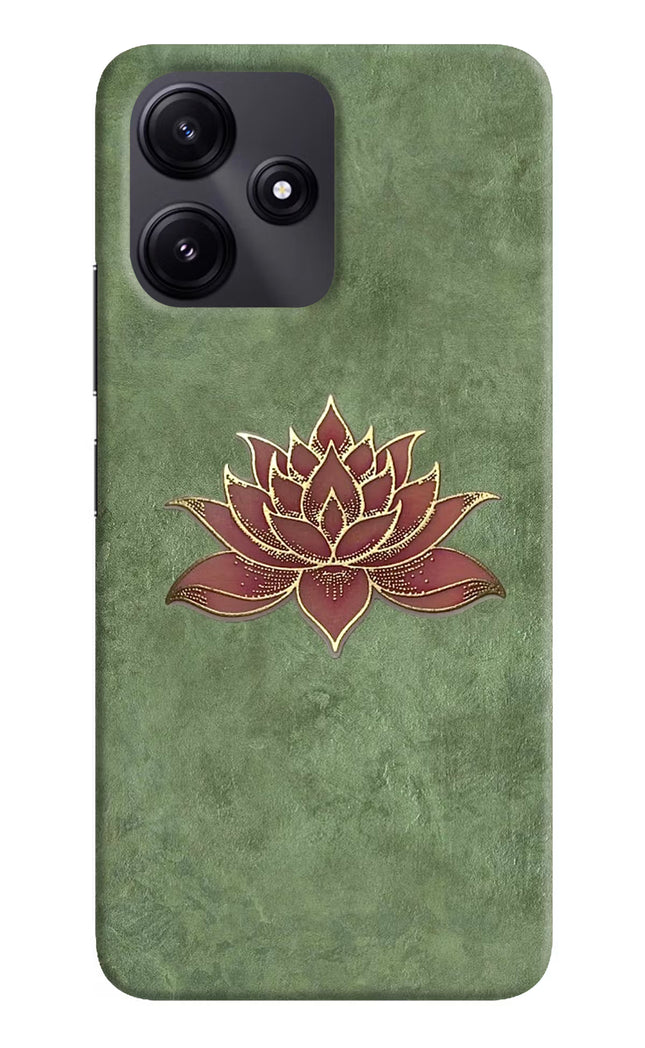 Lotus Grace Redmi 12 5G Hard Case Back Cover by Casekaro