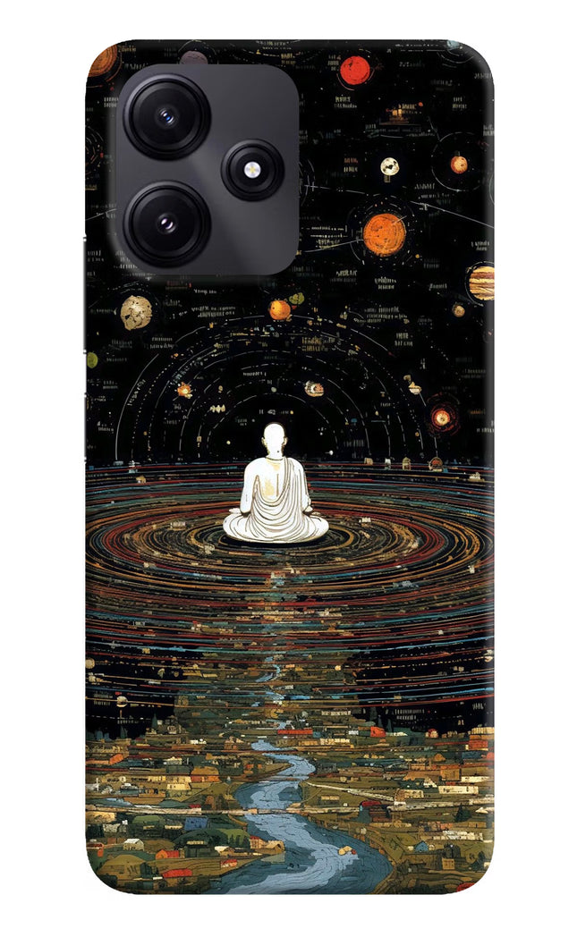 Space Monk Redmi 12 5G Hard Case Back Cover by Casekaro