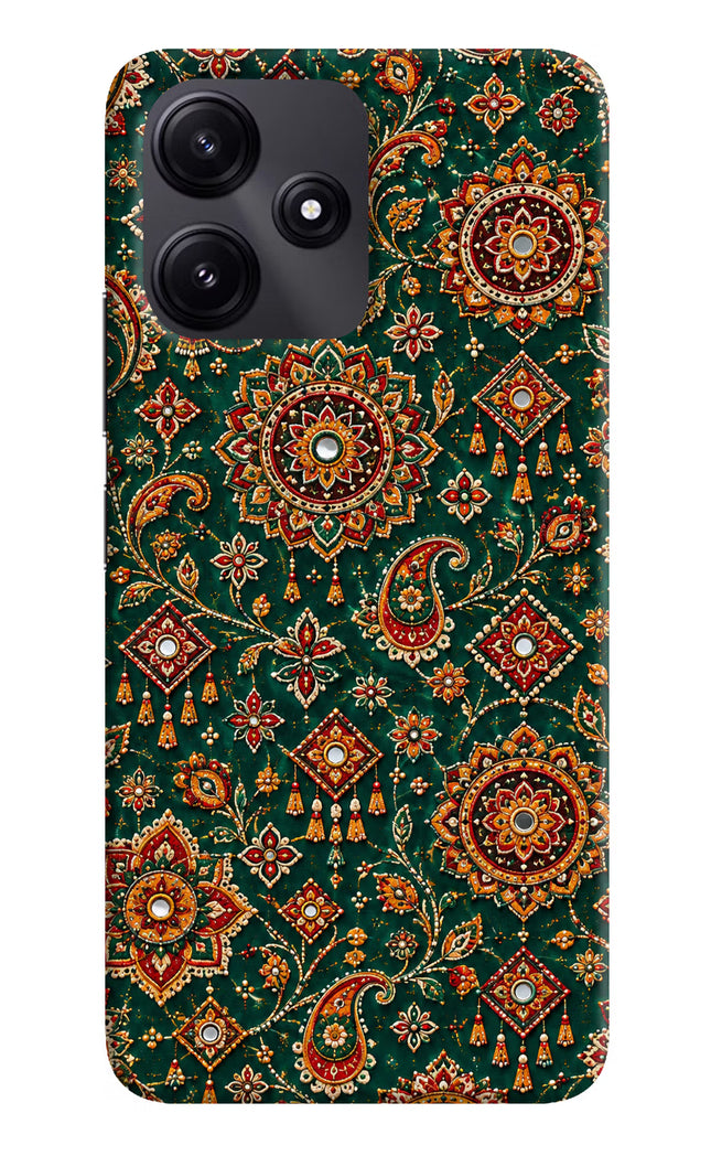 Green Pataka Redmi 12 5G Hard Case Back Cover by Casekaro