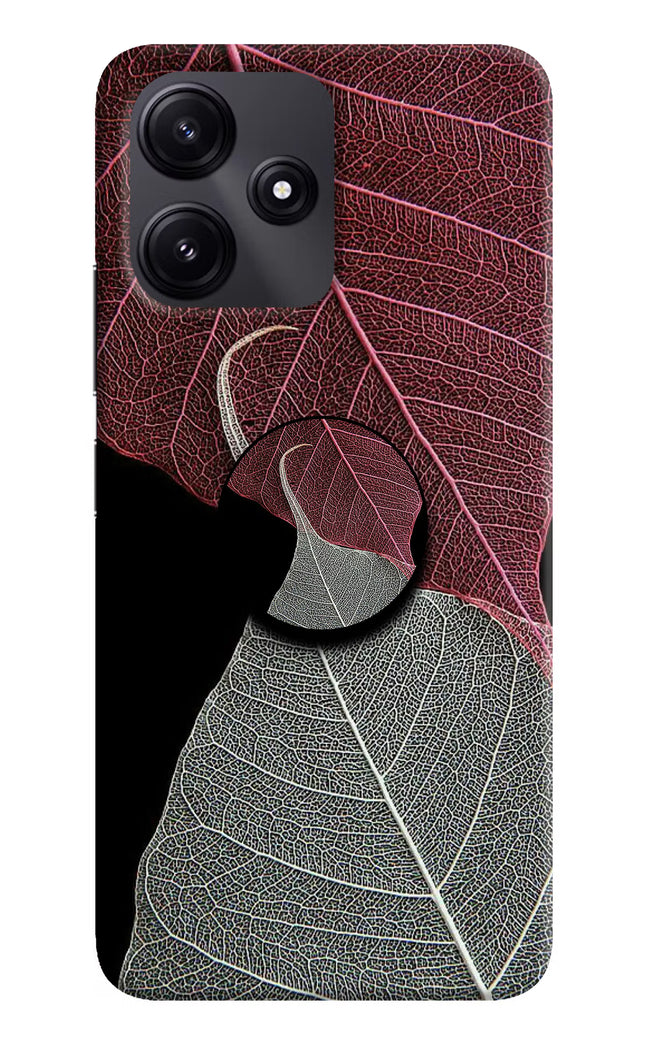 Leaf Pattern Redmi 12 5G Pop Case by Casekaro