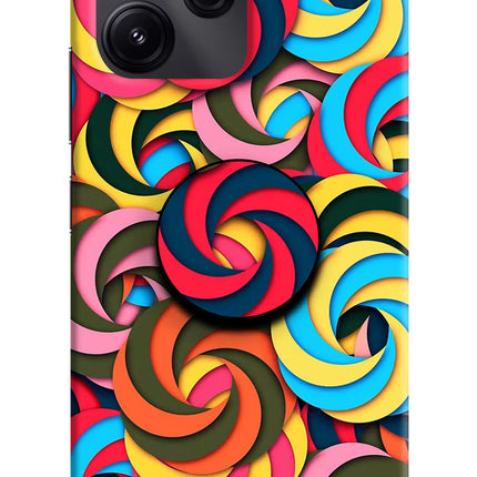 Spiral Pattern Redmi 12 5G Pop Case by Casekaro