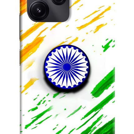Indian Flag Ashoka Chakra Redmi 12 5G Pop Case by Casekaro