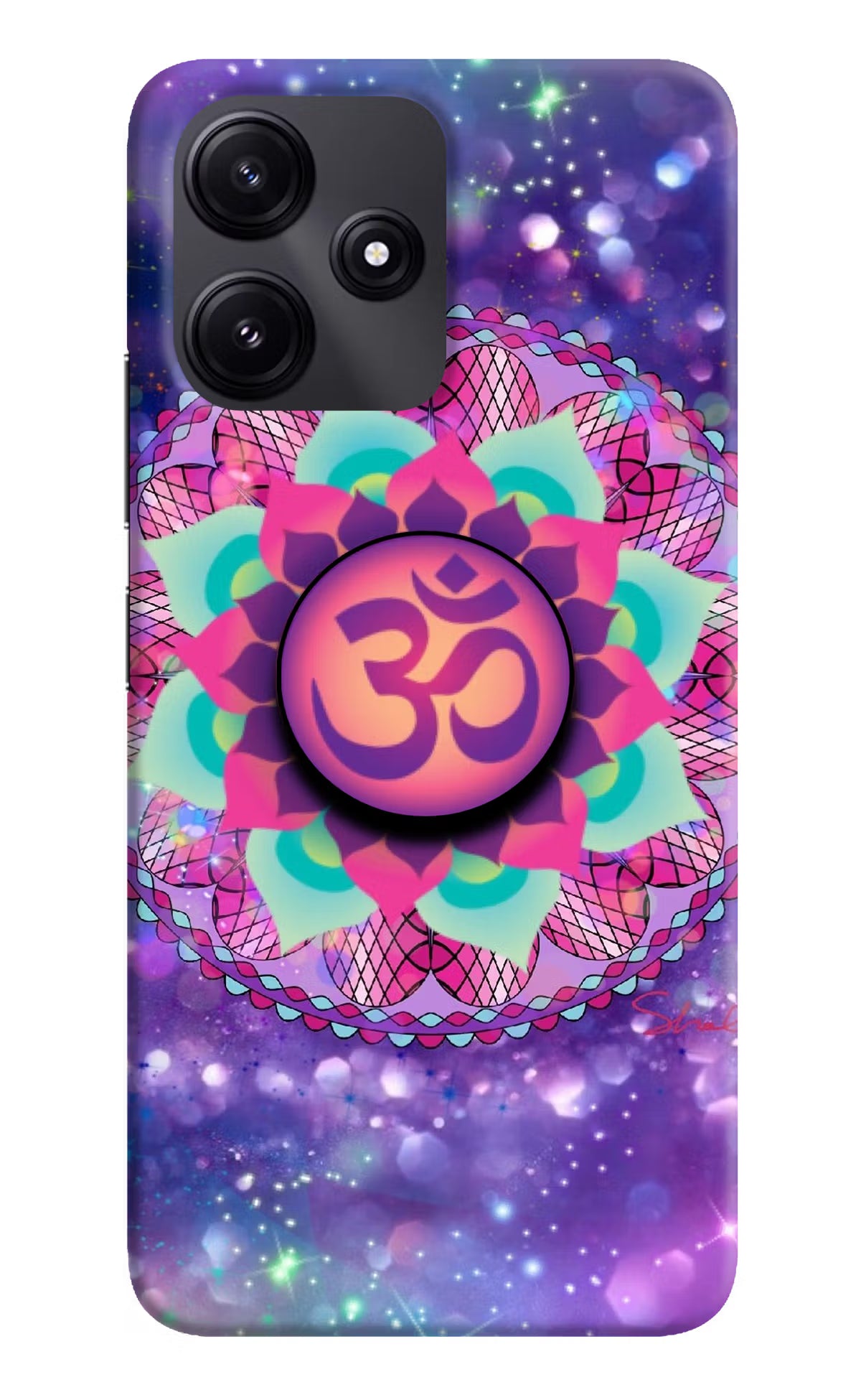 Om Purple Redmi 12 5G Pop Case by Casekaro