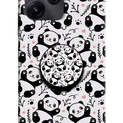 Cute Panda Redmi 12 5G Pop Case by Casekaro