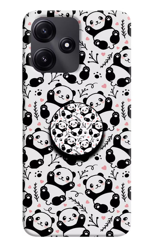 Cute Panda Redmi 12 5G Pop Case by Casekaro