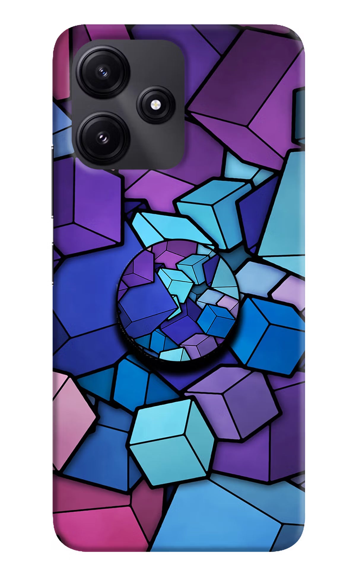 Cubic Abstract Redmi 12 5G Pop Case by Casekaro