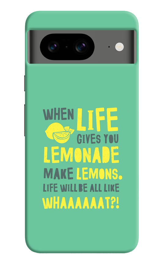 Quote Google Pixel 8 Hard Case Back Cover by Casekaro