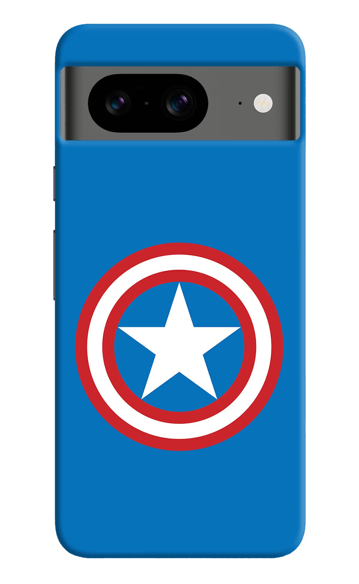 Captain America Logo Google Pixel 8 Hard Case Back Cover by Casekaro