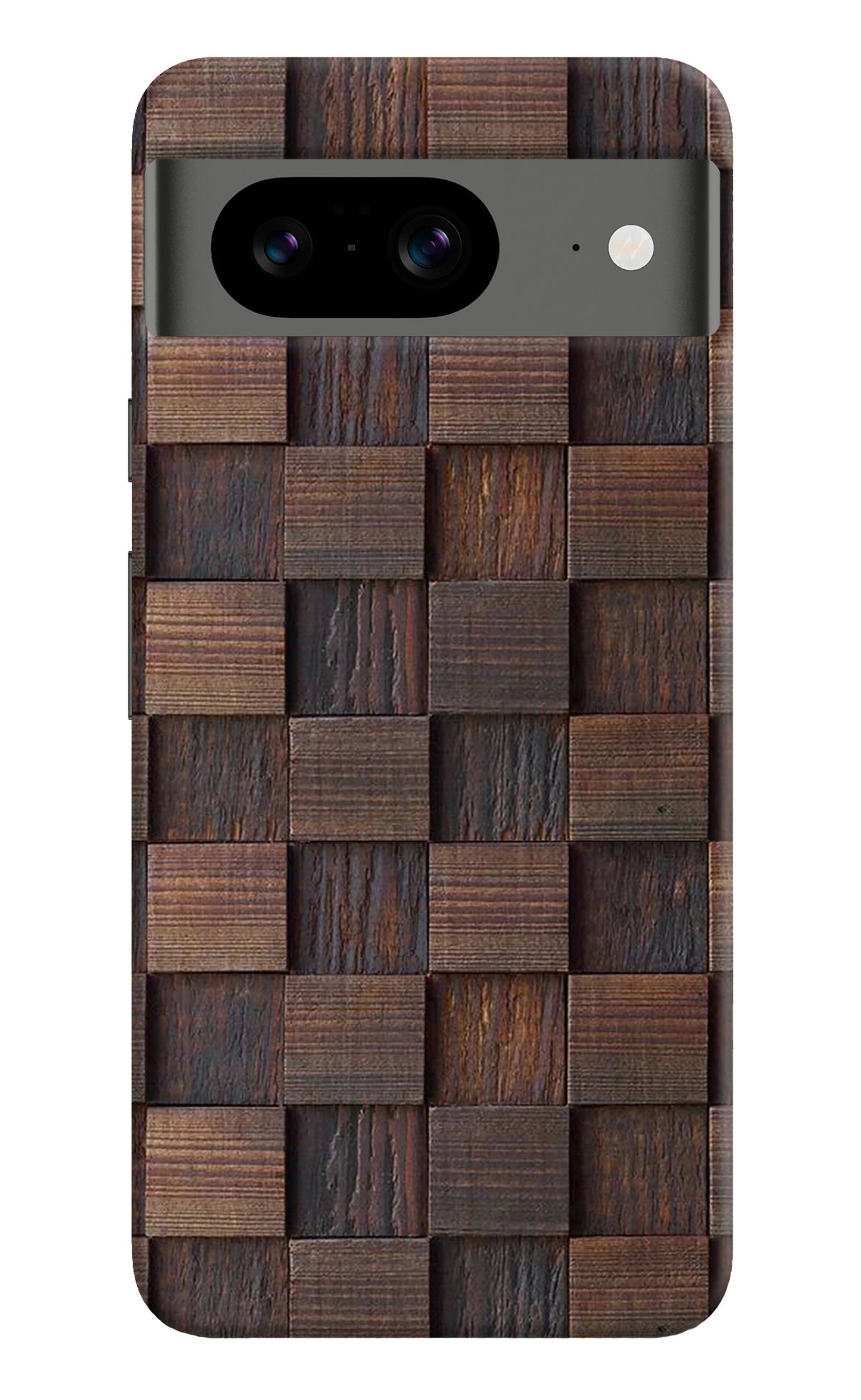 Wooden Cube Design Google Pixel 8 Back Cover