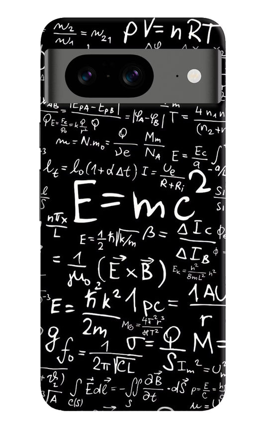 Physics Formula Google Pixel 8 Hard Case Back Cover by Casekaro
