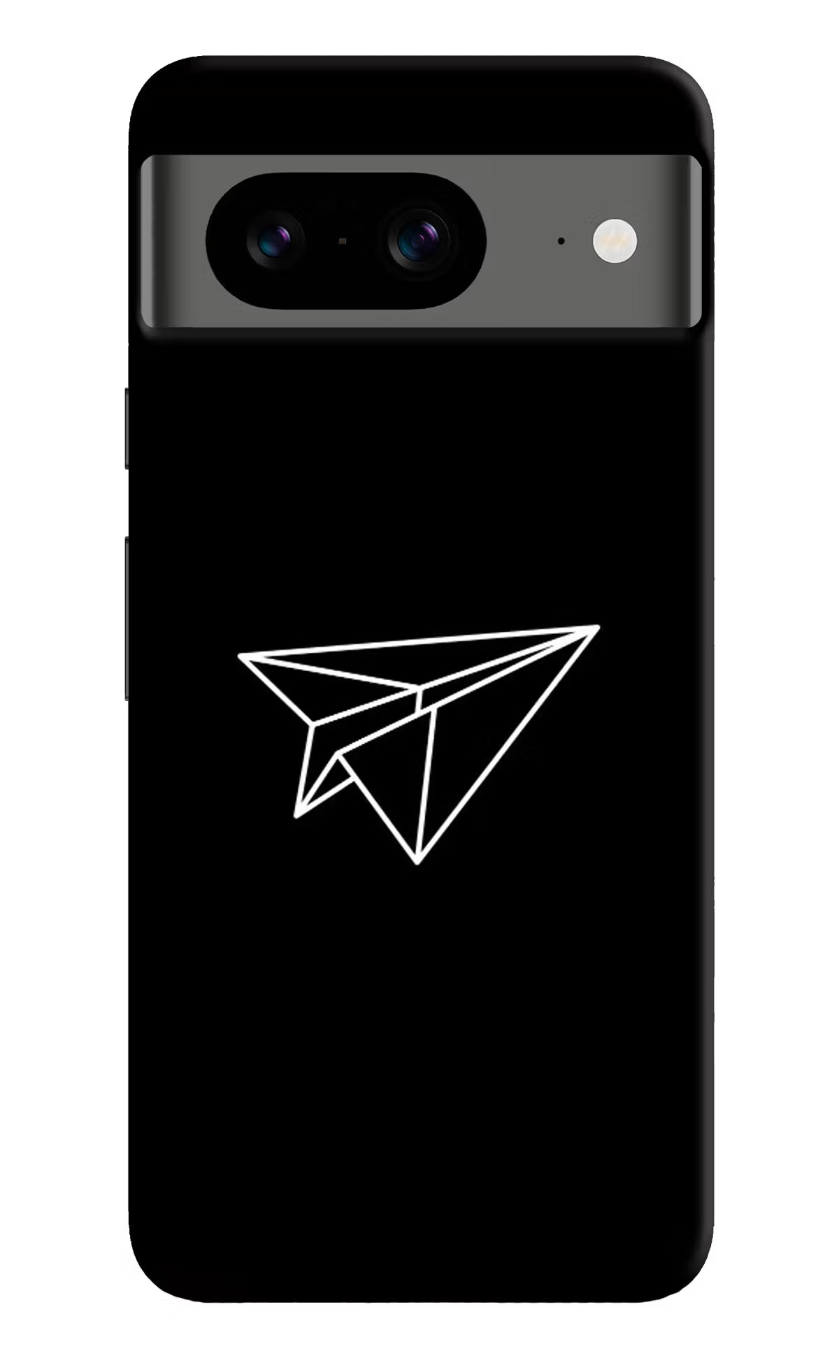 Paper Plane White Google Pixel 8 Hard Case Back Cover by Casekaro