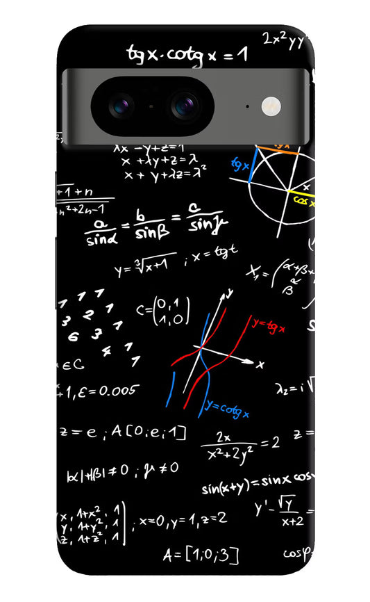 Mathematics Formula Google Pixel 8 Hard Case Back Cover by Casekaro