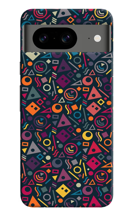 Geometric Abstract Google Pixel 8 Hard Case Back Cover by Casekaro
