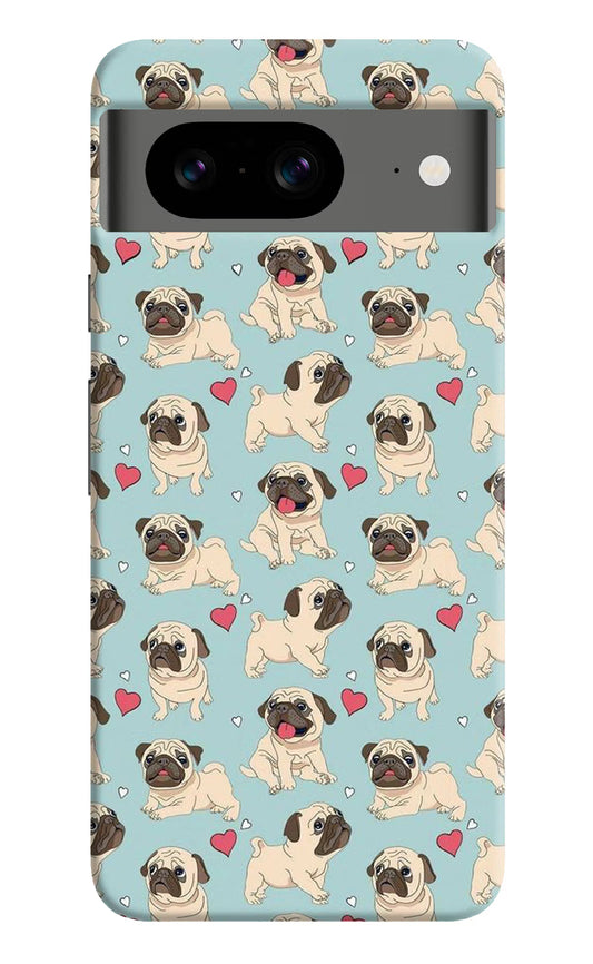 Pug Dog Google Pixel 8 Hard Case Back Cover by Casekaro