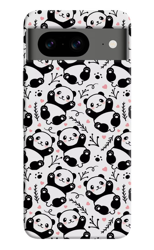 Cute Panda Google Pixel 8 Hard Case Back Cover by Casekaro