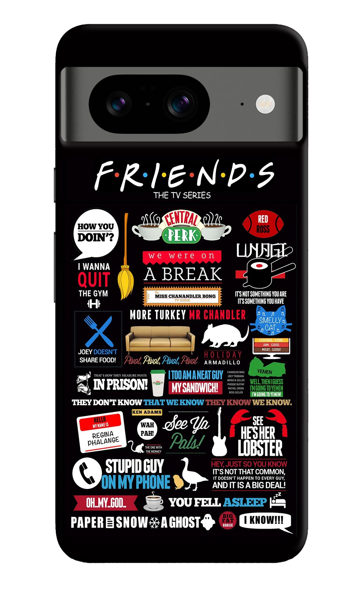 FRIENDS Google Pixel 8 Back Cover