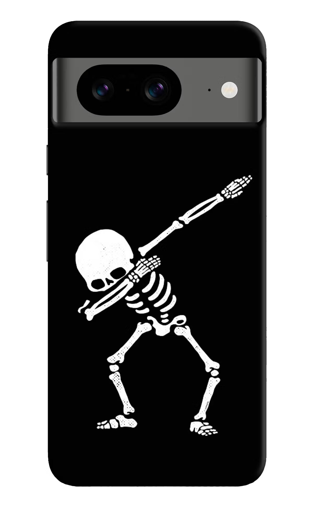 Dabbing Skeleton Art Google Pixel 8 Hard Case Back Cover by Casekaro