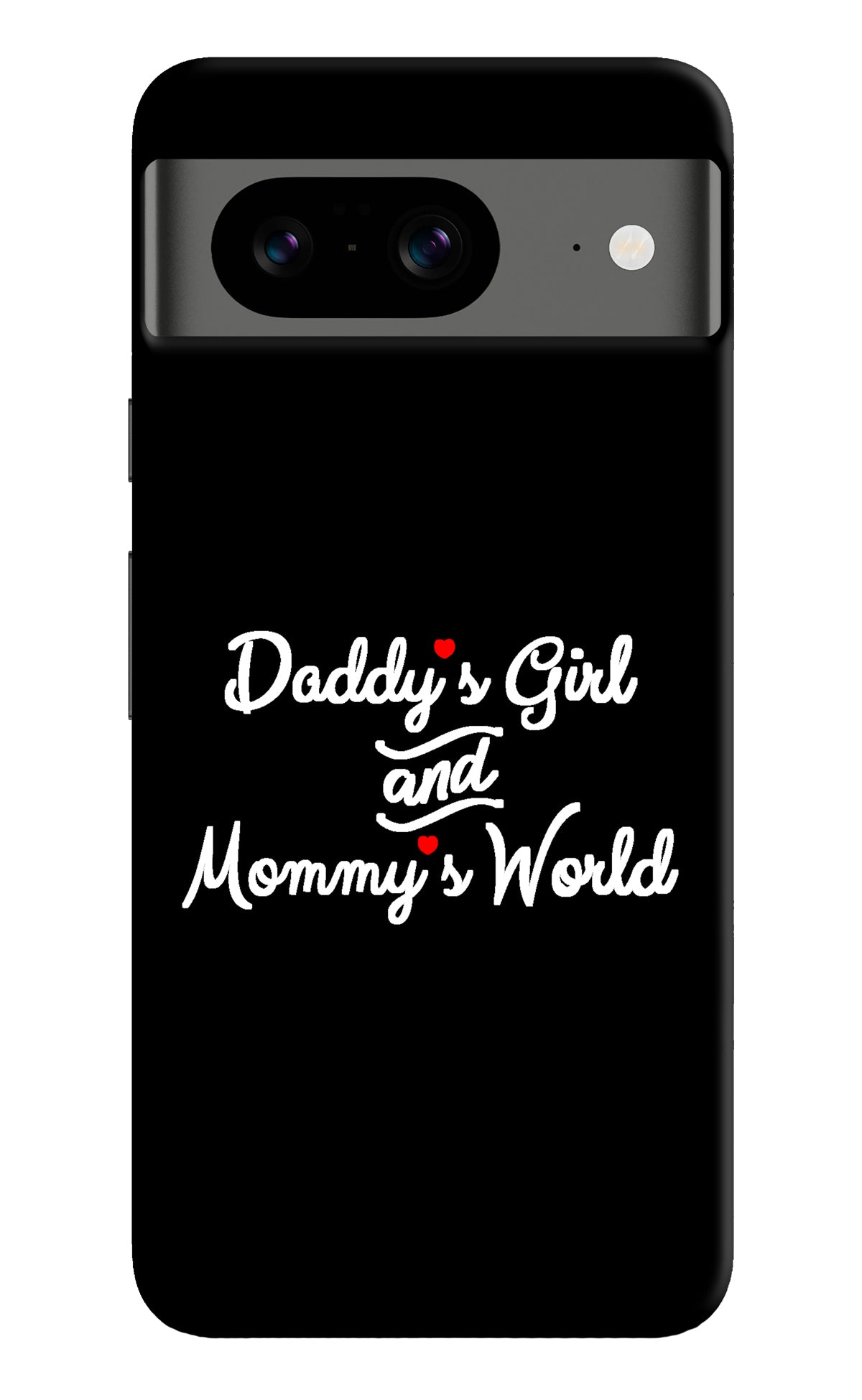 Daddy's Girl and Mommy's World Google Pixel 8 Back Cover