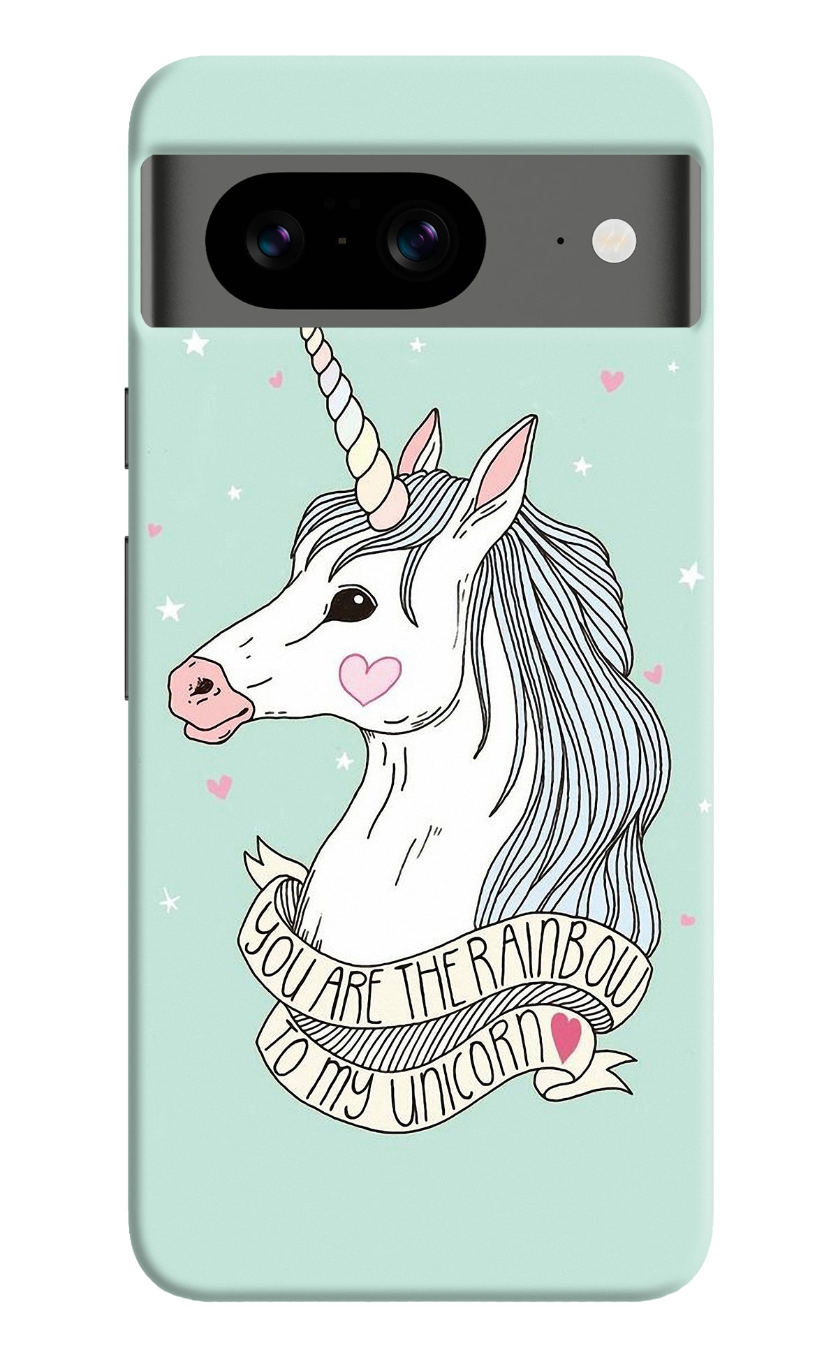 Unicorn Wallpaper Google Pixel 8 Back Cover