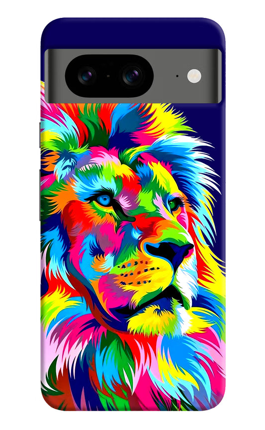 Vector Art Lion Google Pixel 8 Hard Case Back Cover by Casekaro
