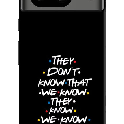 FRIENDS Dialogue Google Pixel 8 Hard Case Back Cover by Casekaro